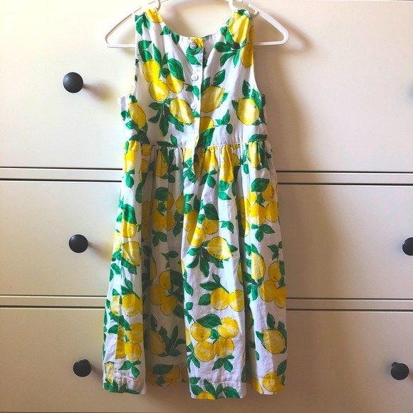 SLEEVELESS cotton lemon dress - Picture 2 of 5